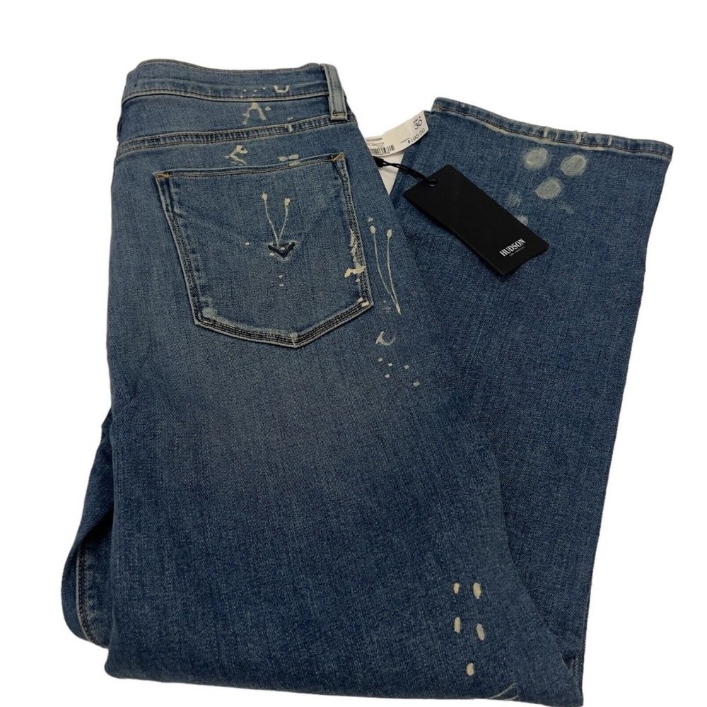 HUDSON Los Angeles Women's Jeans Barbara Straight Sz 30 NWT - Picture 15 of 15